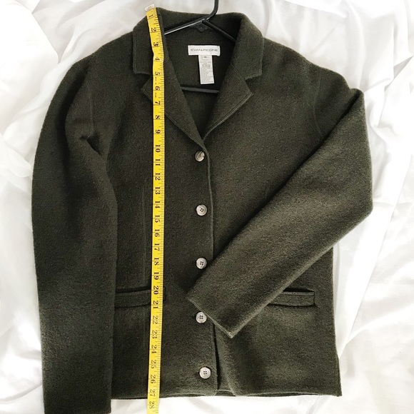 Evan-Picone Vintage 100% Wool Blazer/Jacket size M - Picture 9 of 11